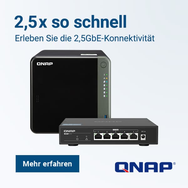 Zu den NAS-Systemen mit 2,5 Gigabit von QNAP