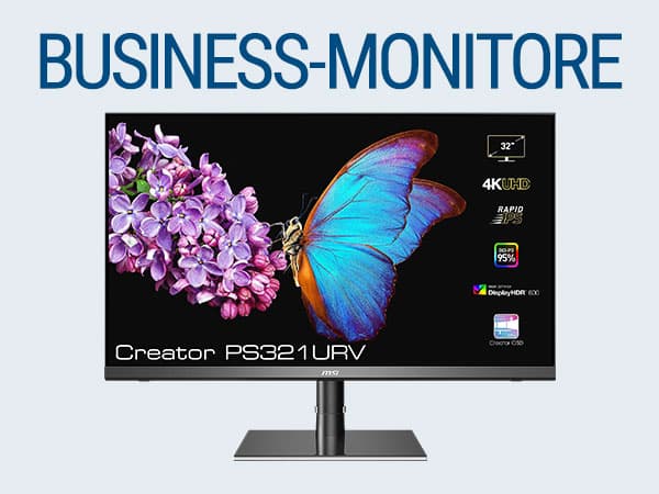 Zu den Creation- & Business-Monitoren von MSI