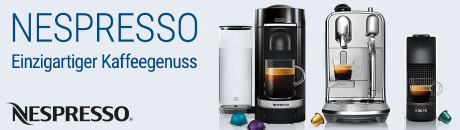 Zu den Nespresso-Kapselmaschinen