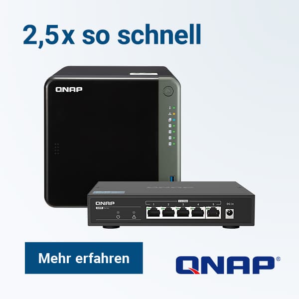 Zu den NAS-Systemen mit 2,5 Gigabit von QNAP