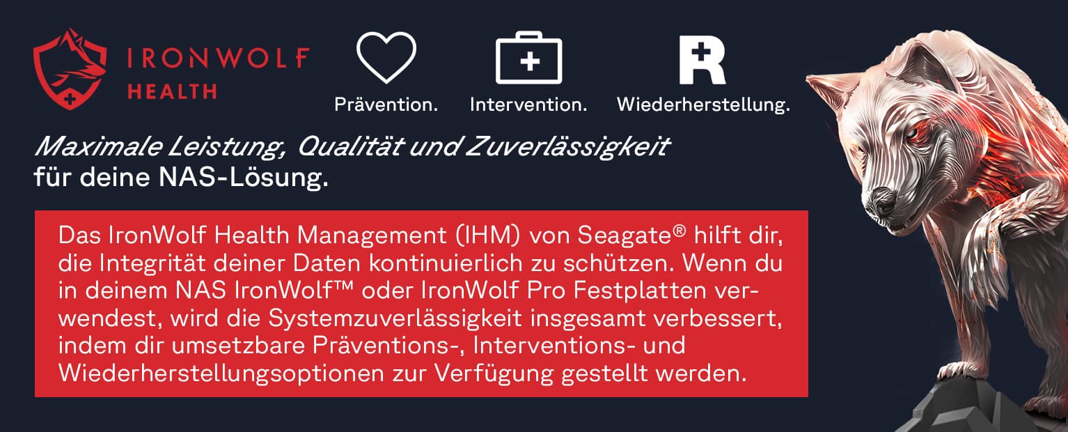 Zum Seagate IronWolf Health Management