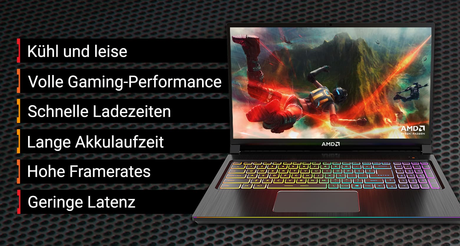Zu den Gaming-Notebooks mit AMD Advantage-Plattform
