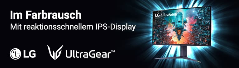 Zu den UltraGear-Gaming-Displays von LG