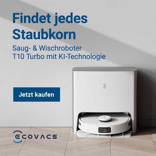 Zu den Ecovacs Staubsaugerroboter von Cyberport
