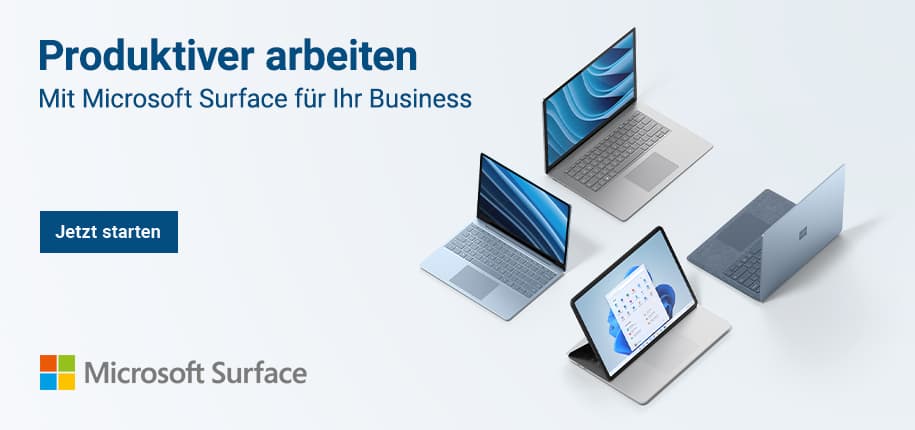 Zu Microsoft Surface für Ihr Business