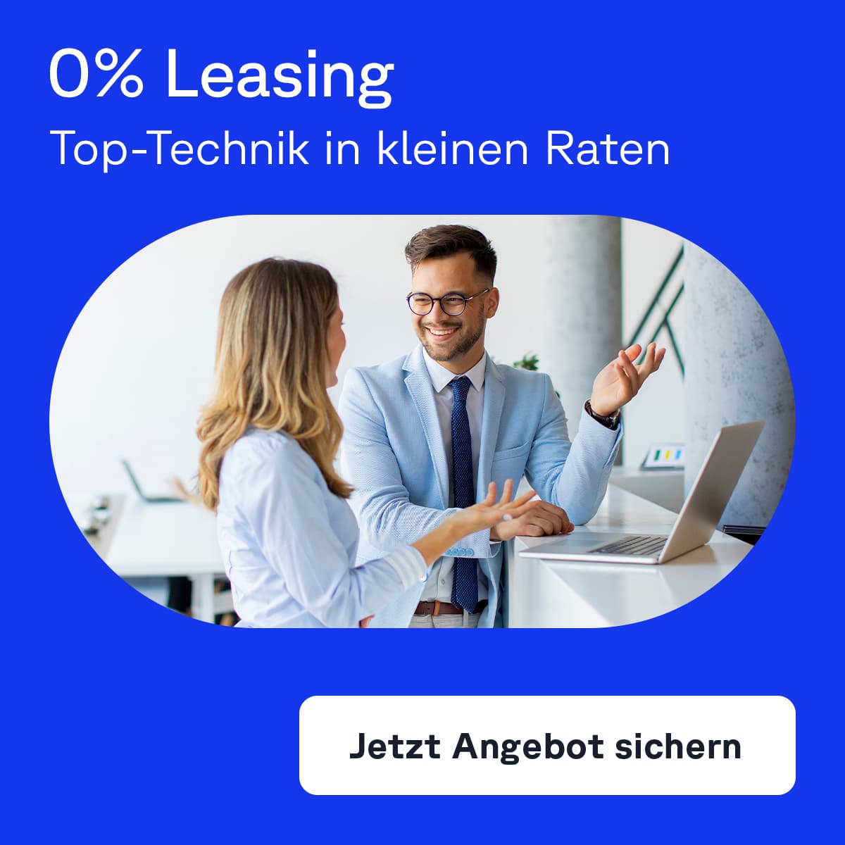 Hier über die Vorteile unseres Leasing-Angebots für Geschäftskund:innen informieren