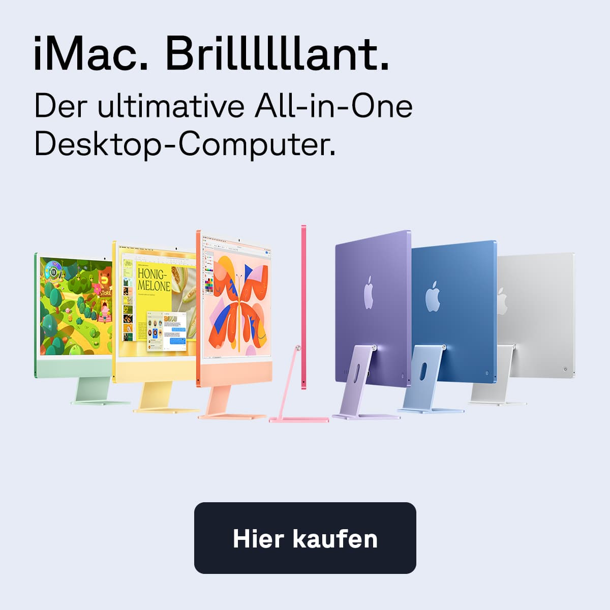 Zu den iMac-PCs von Apple