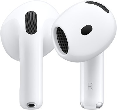 AirPods 5 Hardware, Vorder- und Rückansicht zeigt das Design