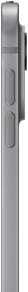 iPad Pro, Seitenansicht, Farbe Silber, dünnes Profil, Aluminiumgehäuse, Lautstärketasten und Pro Kamera-System